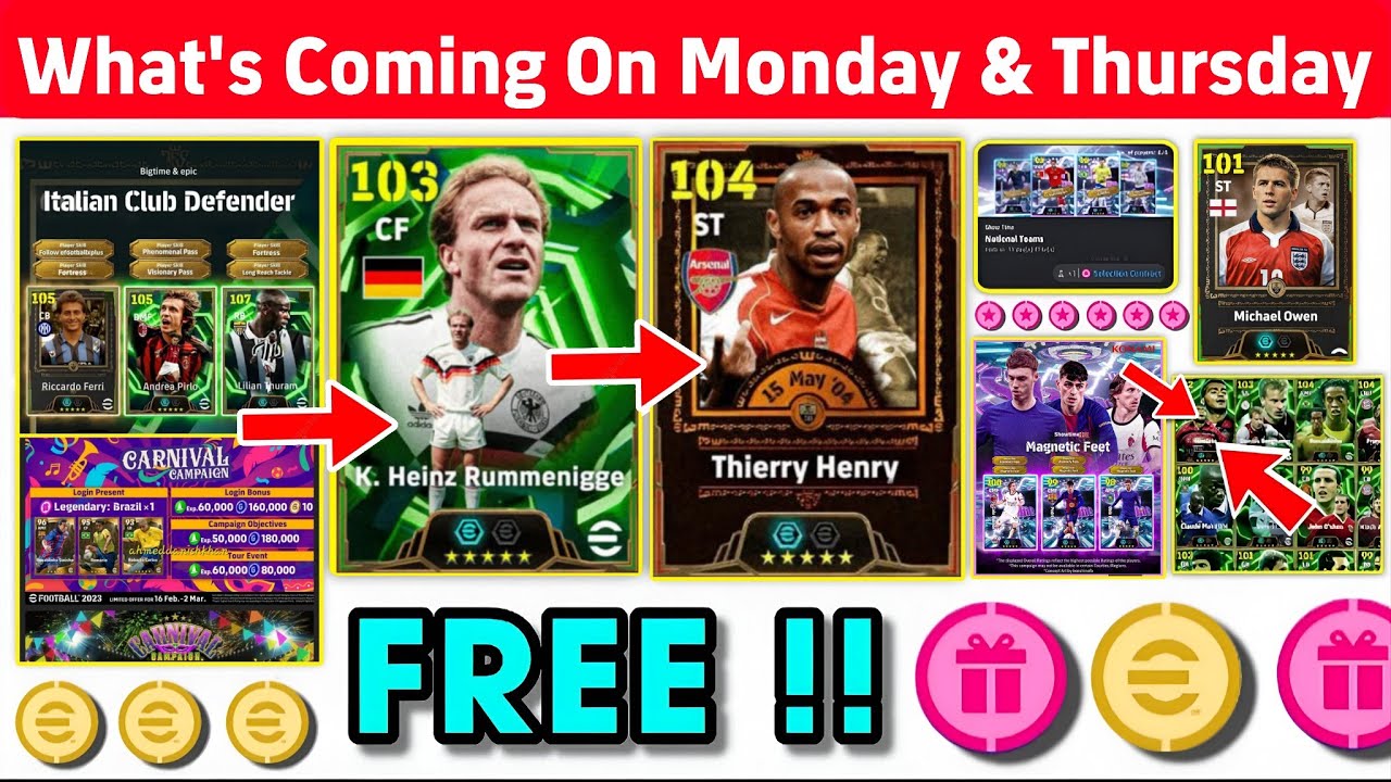 Что нас ждёт завтра и в следующий четверг в eFootball 2026 Mobile | Новые эпические и все бесплат...