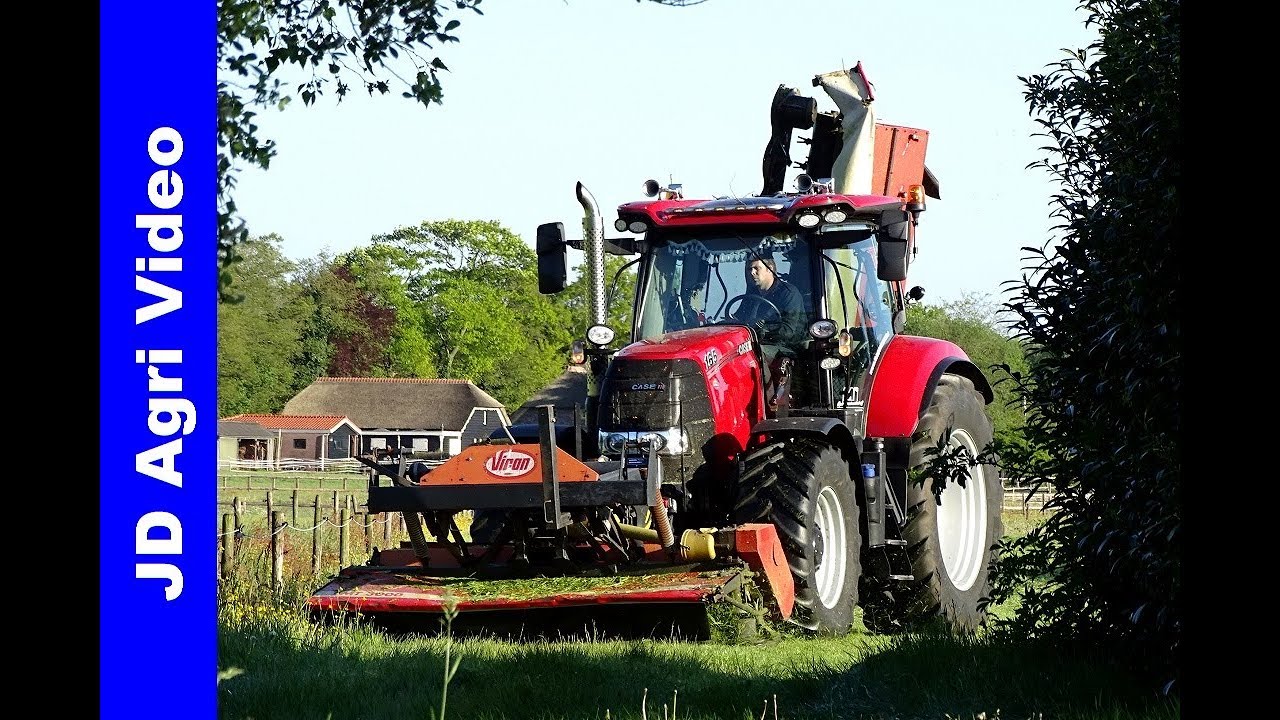 Case puma 165 CVX + Vicon | Gras Maaien 2019 | Mowing grass | MJ Uddel | Gras mähen