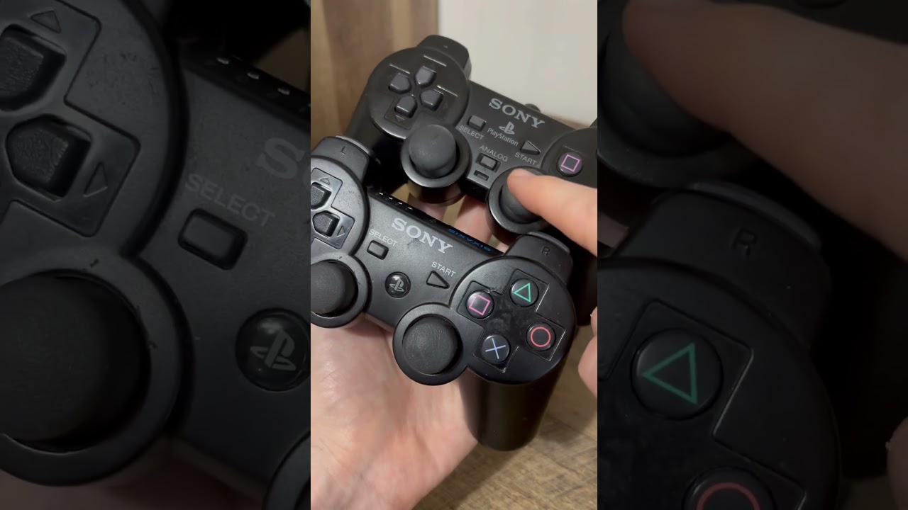 Сравнение контроллеров PS2 и PS3