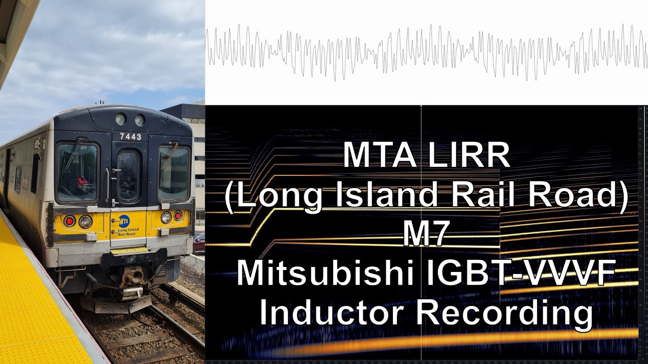 [Inductor Recording] MTA LIRR M7 Mitsubishi IGBT-VVVF