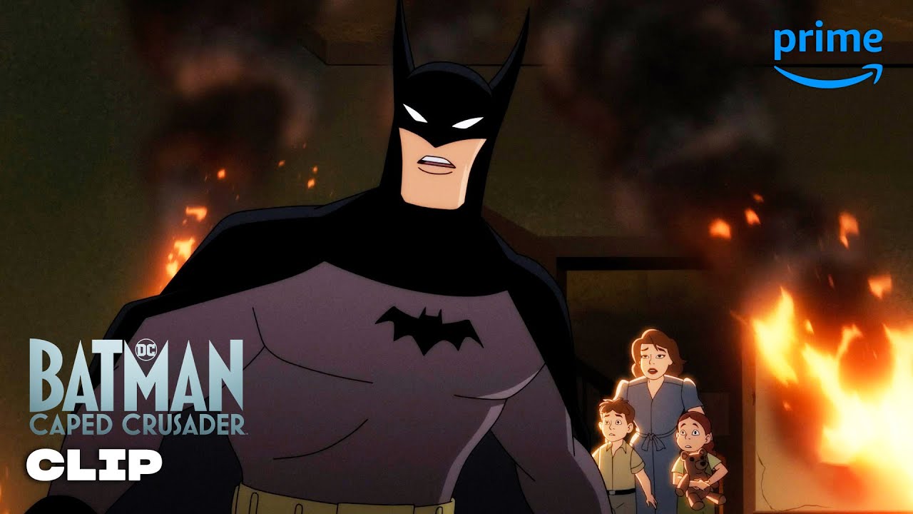 Batman's Burning Building Rescue | Batman: Caped Crusader | Prime Video