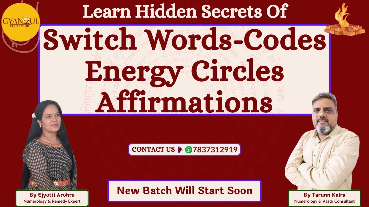 Switch Words And Codes | Chaupayi | Energy Circles | Tarunn Kalra | Gyankul Occult World | Hindi