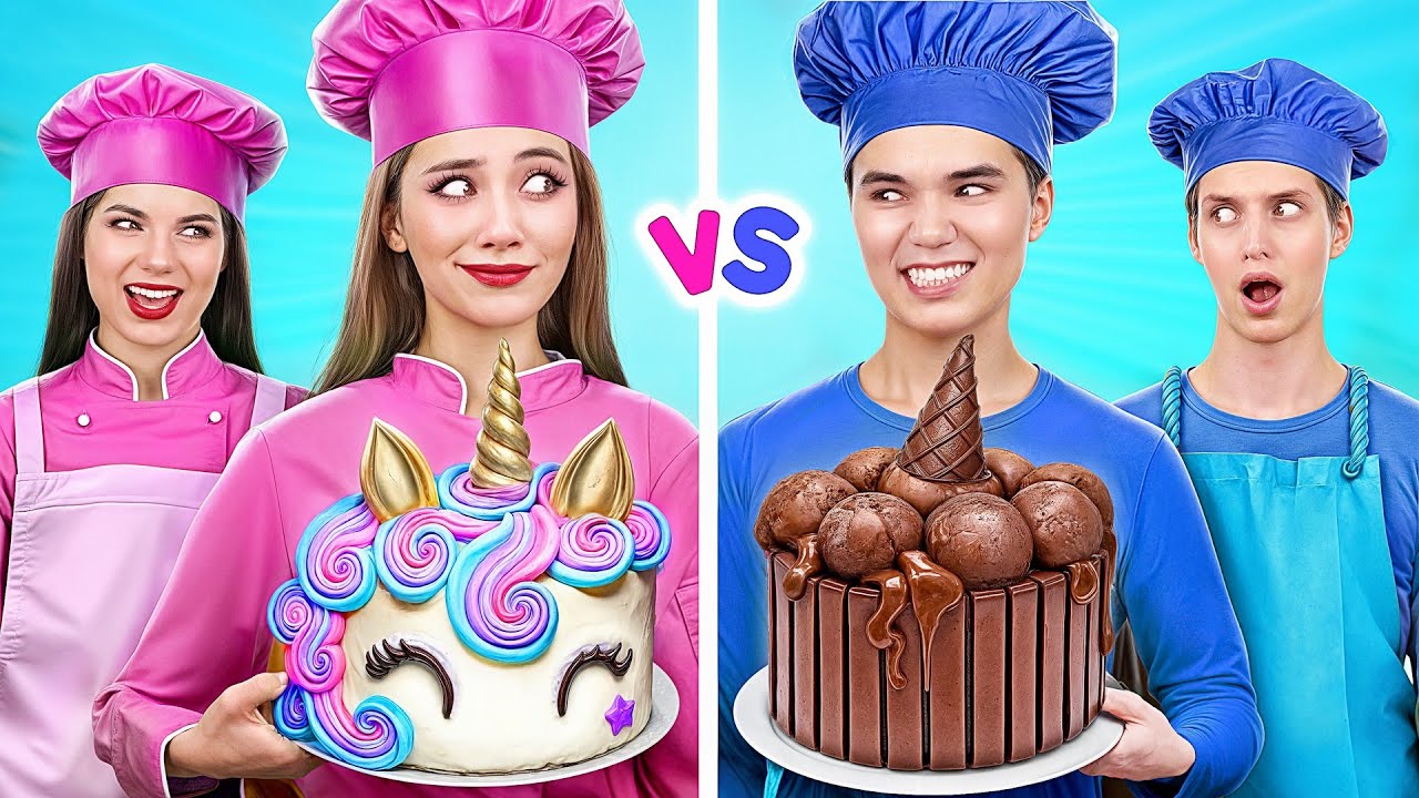 Кулинарный Челлендж: Мальчики VS Девочки | Ультра Богатые Девушки против Бедных Парней от Multi DO
