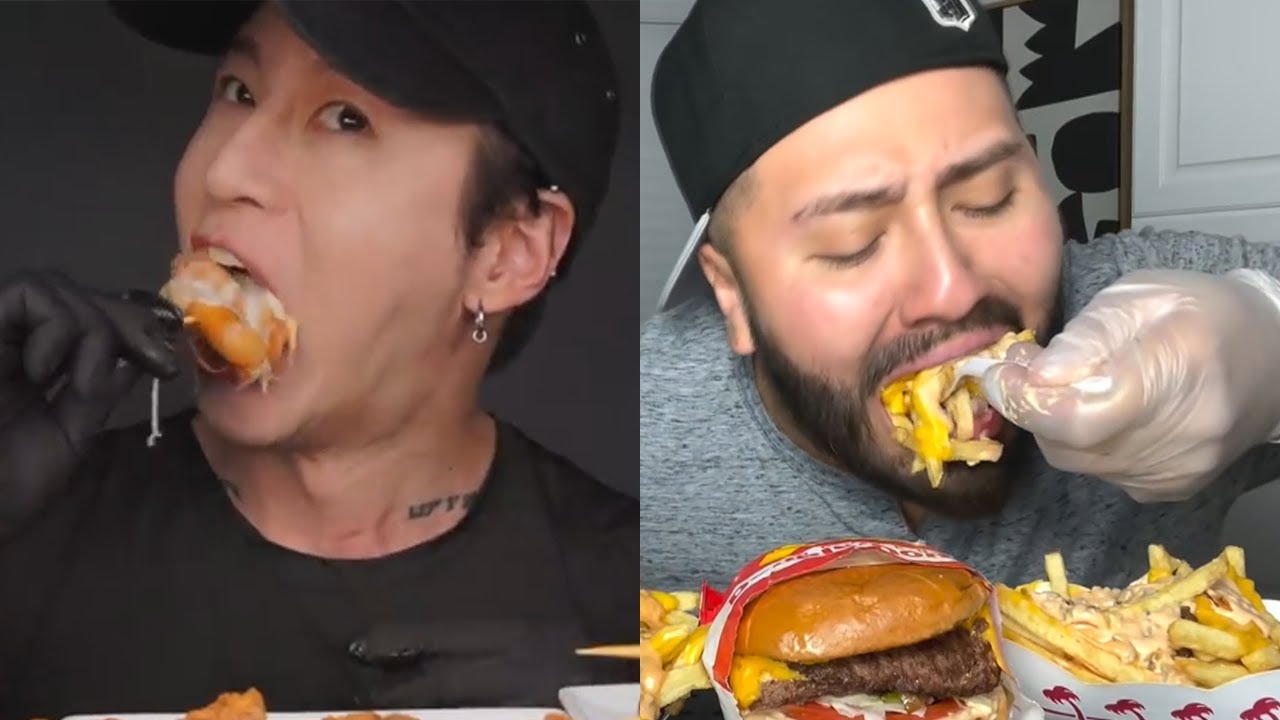 Korean VS American Mukbangers