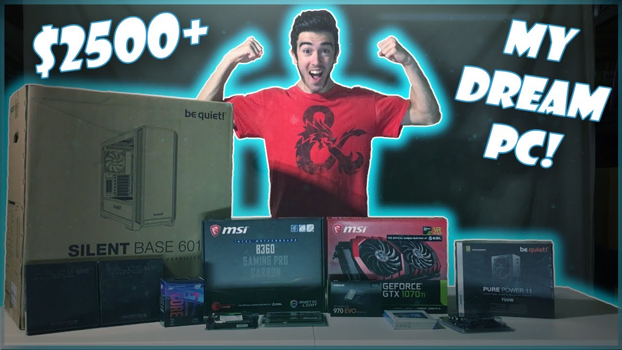 BUILDING MY DREAM PC! 💻🔨 | $2500+ GAMING RIG 🎮 | (TIME LAPSE BUILD!)