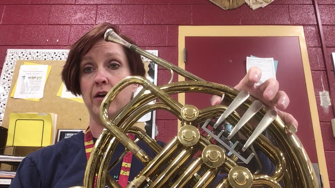 Concert B flat F Major Scale on French Horn, upper octave