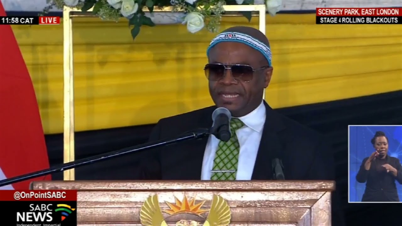 Enyobeni Mass Funeral I Prince Zolile Burns-Ncamashe pays tribute