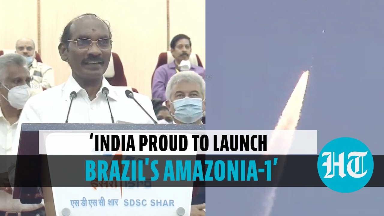Watch: ISRO launches PSLV-C51 carrying Brazil's Amazonia-1 satellite