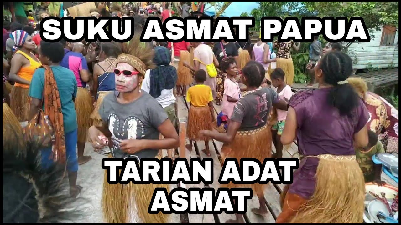 TARIAN ADAT SUKU ASMAT, PESTA DEMOKRASI DAMAI PILBUP KABUPATEN ASMAT
