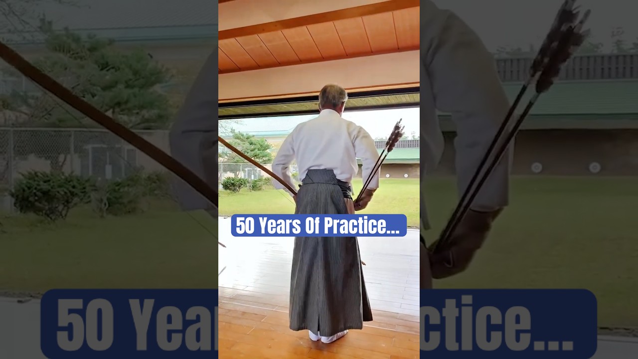 50 Years To Perfect A Single Shot | Why Japanese Archery is Meditation #10000hours #kyudo
