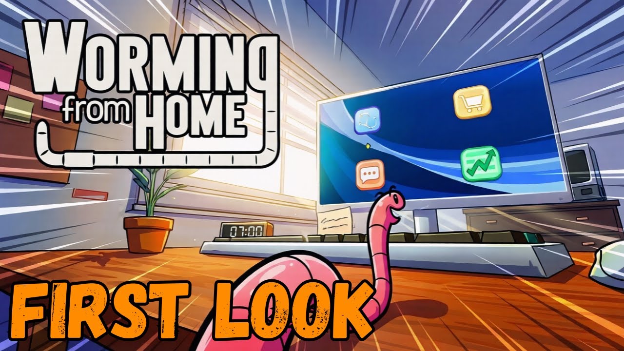 Worming From Home Demo Gameplay | Funniest Remote Job Simulator 😂💰