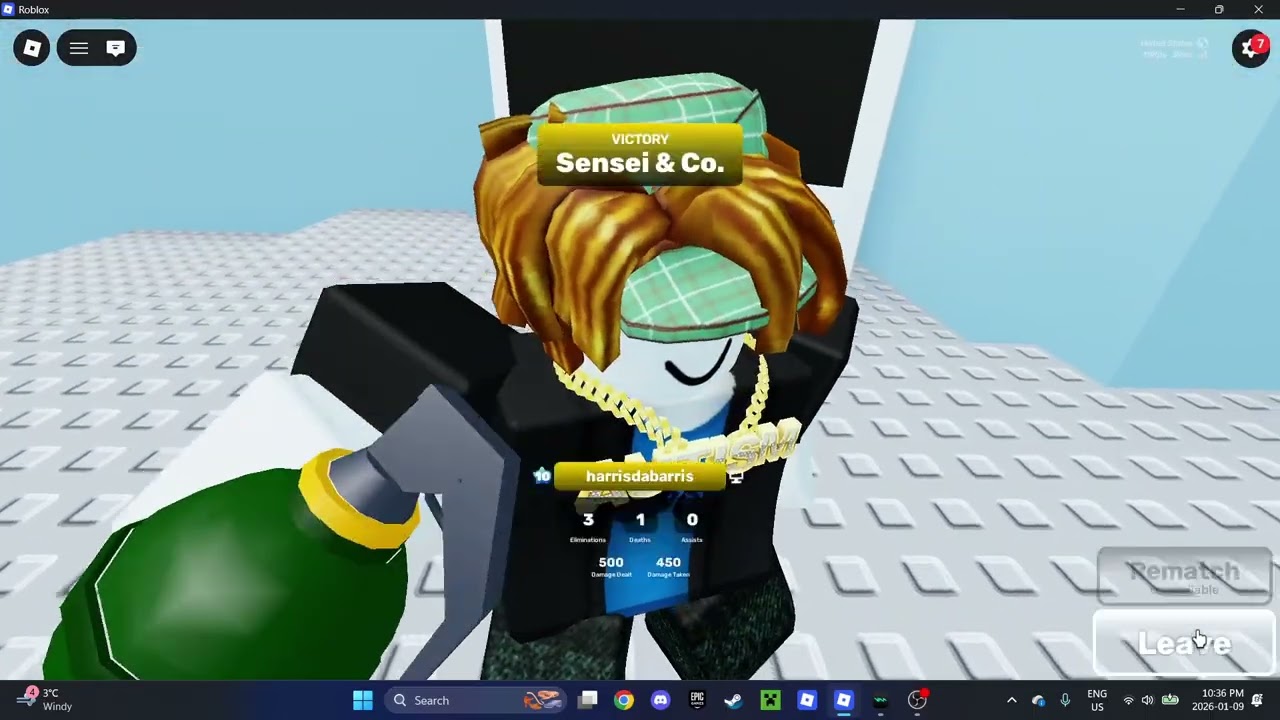playing Roblox rivals until i get a win