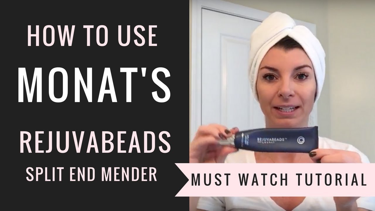 How to Use Rejuvabeads Split end Mender [MONAT PRODUCT REVIEW]