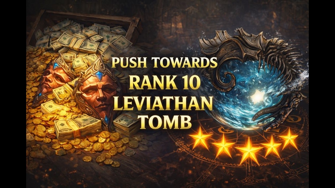 Diablo Immortal Live | 100 Crest Run | Leviathan Tomb Rank 10 Push