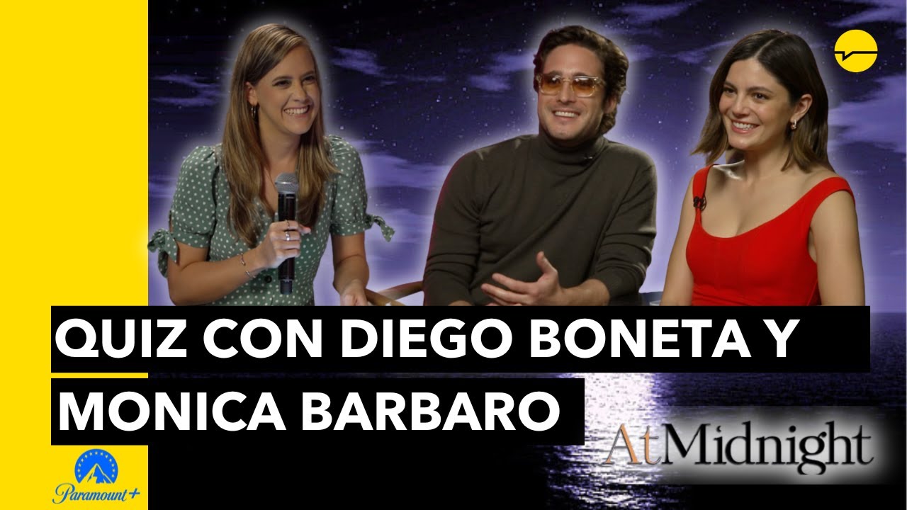 At Midnight: Quiz con Diego Boneta y Monica Barbaro ¿cuánto se conocen?