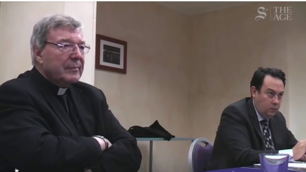 Body language of Cardinal George Pell