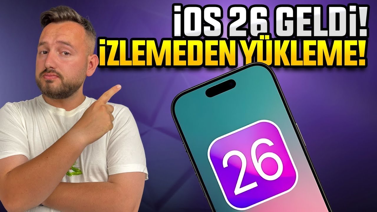 iOS 26 yükledik! - iPhone’ların yeni hali! ( ACİL VİDEO )
