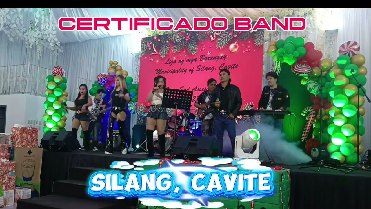 CERTIFICADO BAND Xmas Party Event Elijosh Resort Silang,Cavite /17December25 