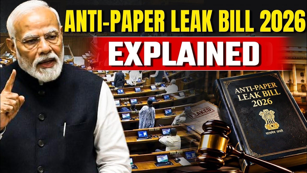 PAPER LEAK पर बड़ा कानून! 😳 | Anti-paper Leak Bill Explained!