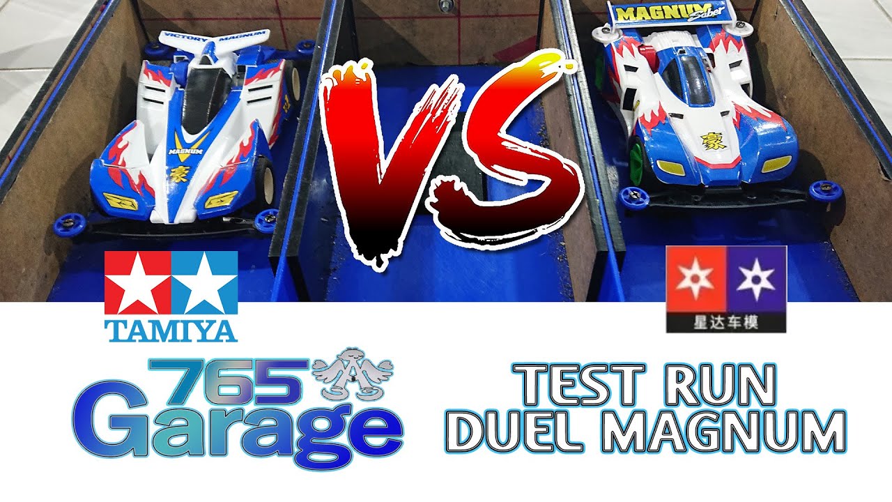 DUEL MAGNUM | Saber vs Victory | Tamiya Mini 4WD