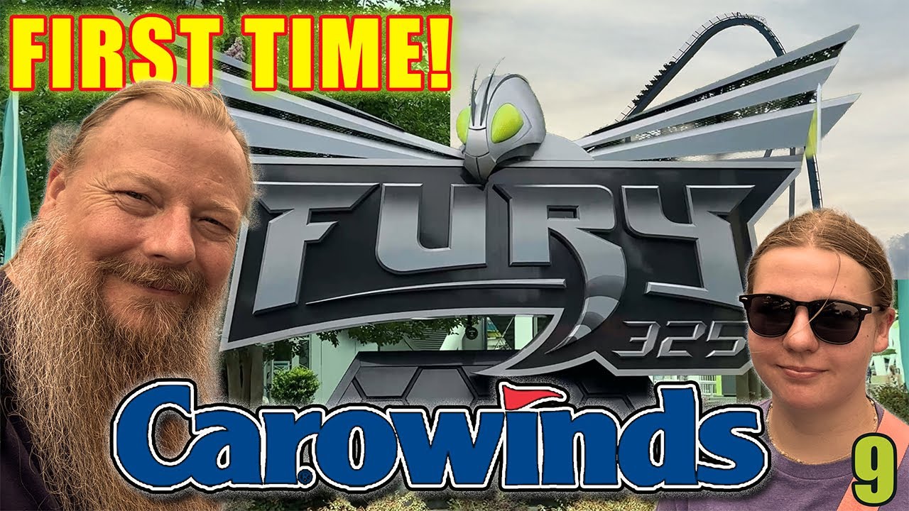Впервые в Carowinds | Стоит съездить, чтобы прокатиться на Fury 325!