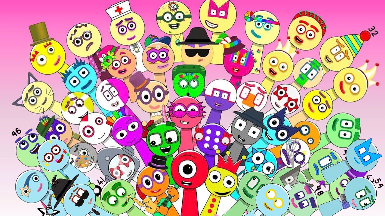 Sprunki OC Numberblocks 1 to 55 | Incredibox Compilation (Full ) #sprunki #incredibox #numberblocks