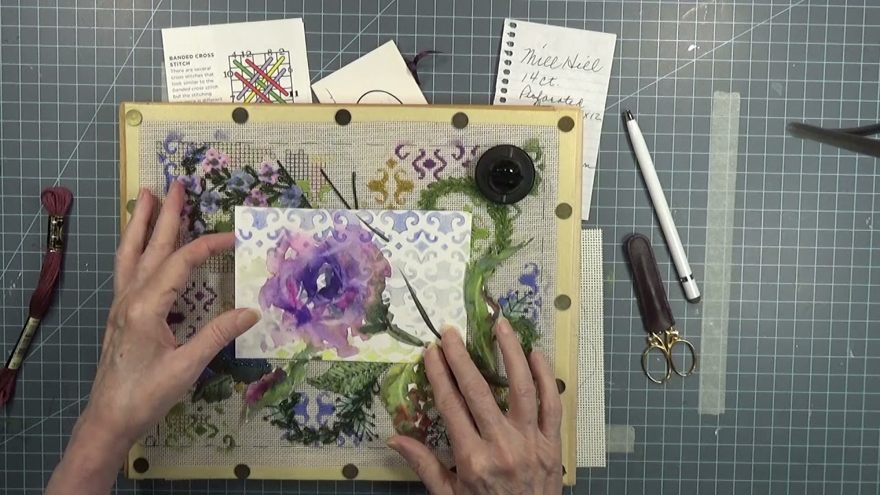 September 2021  Slow Stitching & Needlepoint