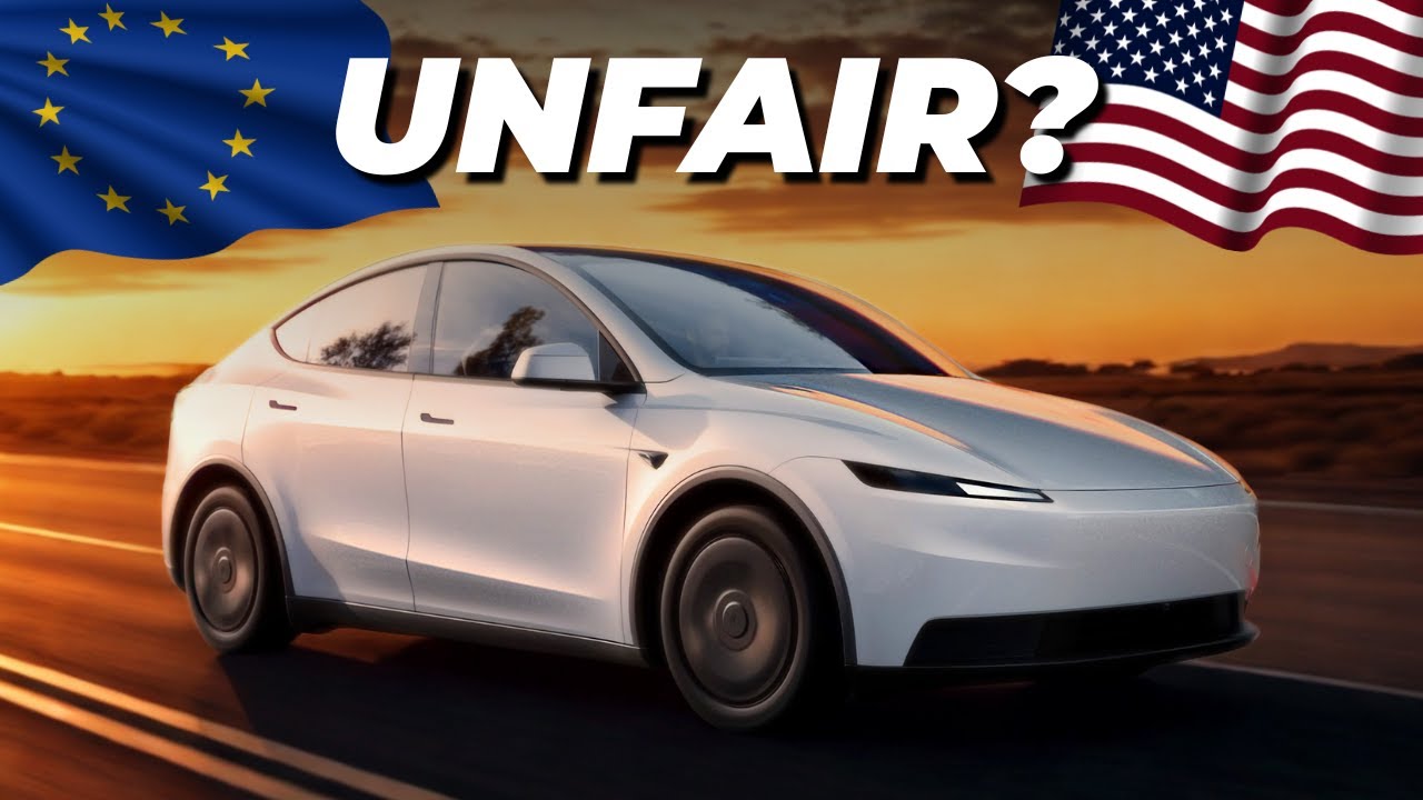 Tesla Model Y Standard &mdash; Europe Wins, US Loses (Autosteer)