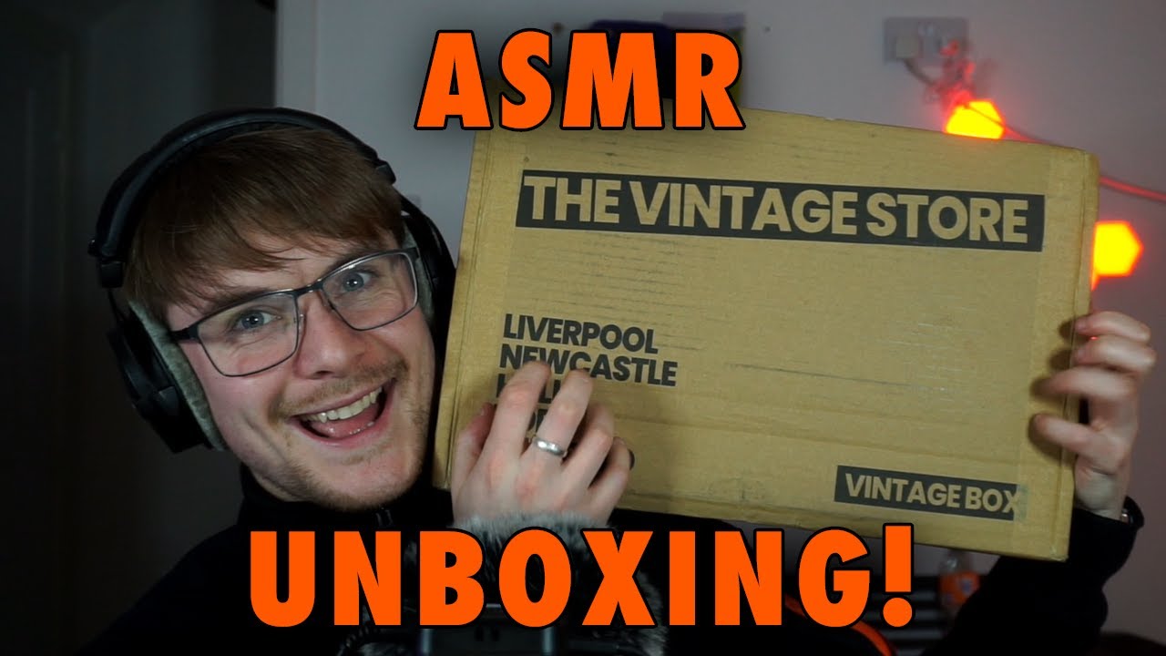 ASMR | Vintage Box & Mystery Football Kit Unboxing!