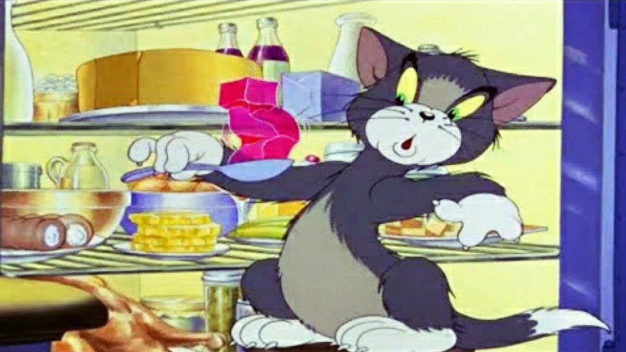 Tom EATS Swinging Jelly & Cream-Blasts Laughing Jerry - Tom vs Jelly😁 ; Tom & Jerry Episode 2 Clip 2
