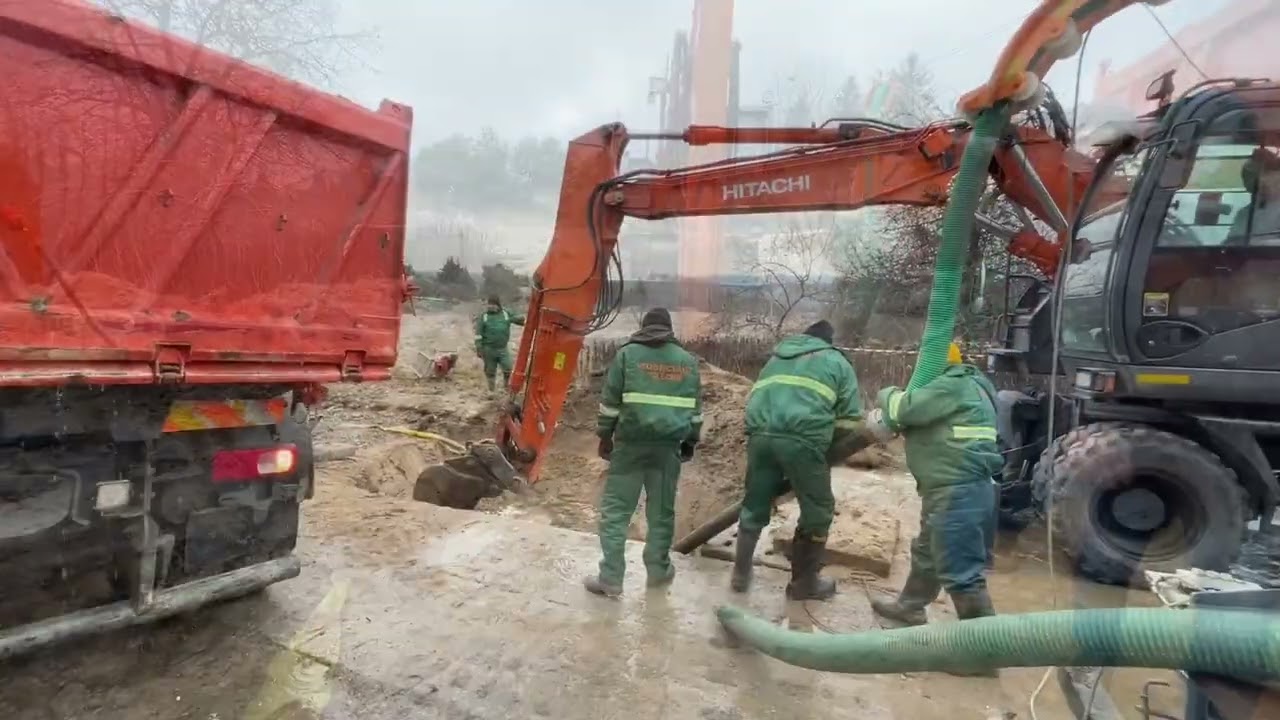 Kielce. Białogon. Awaria wodociągu