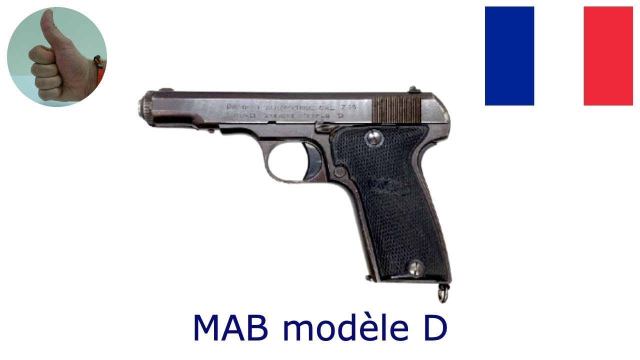 MAB modèle D (Type II), 7,65 mm Browning (7,65x17 mmSR/.32 Auto)