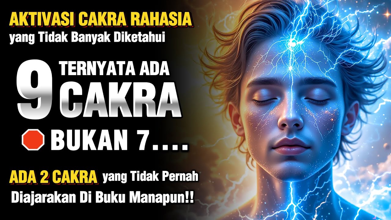 AKTIVASI CAKRA RAHASIA ✨ BUKAN TUJUH, TAPI SEMBILAN PUSAT ENERGI DI TUBUH 🌀