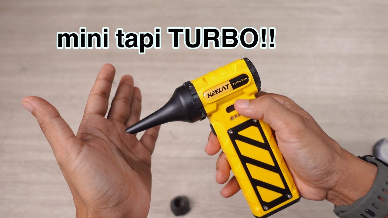 semburannya joss gak ngotak!! - KEELAT KMTF01 BRUSHLESS MINI TURBO FAN JET BLOWER VACUM