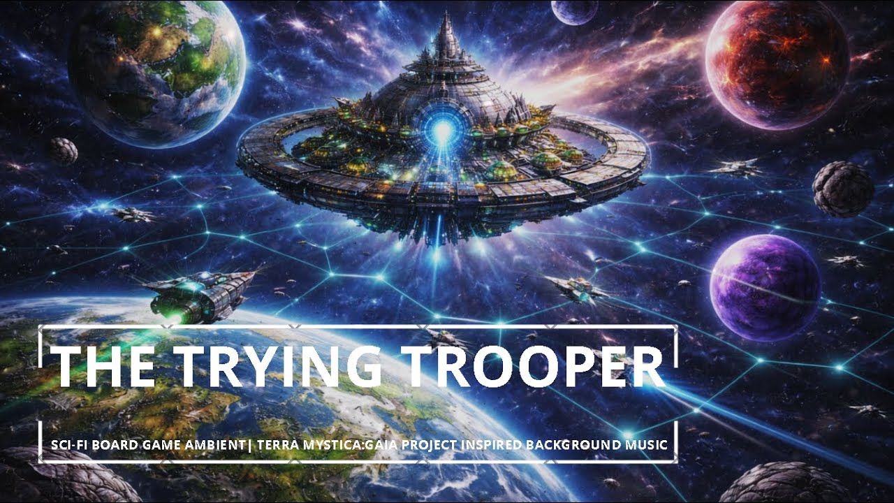 Sci-Fi Board Game Ambient | Gaia Project Inspired Background music | The Trying Trooper
