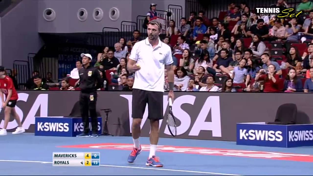 Mark Philippoussis vs Goran Ivanisevic Highlights HD IPTL Manila 2015