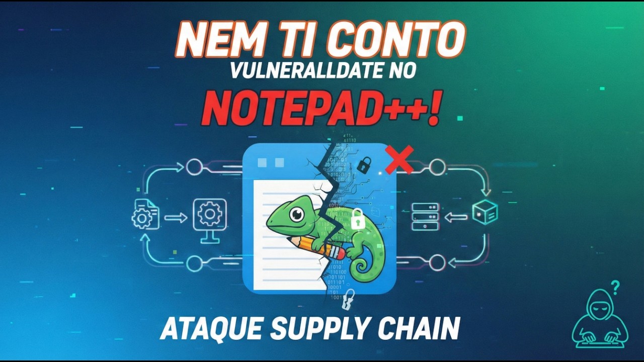 A Falha no Notepad++ que Pode Comprometer Tudo (Supply Chain)