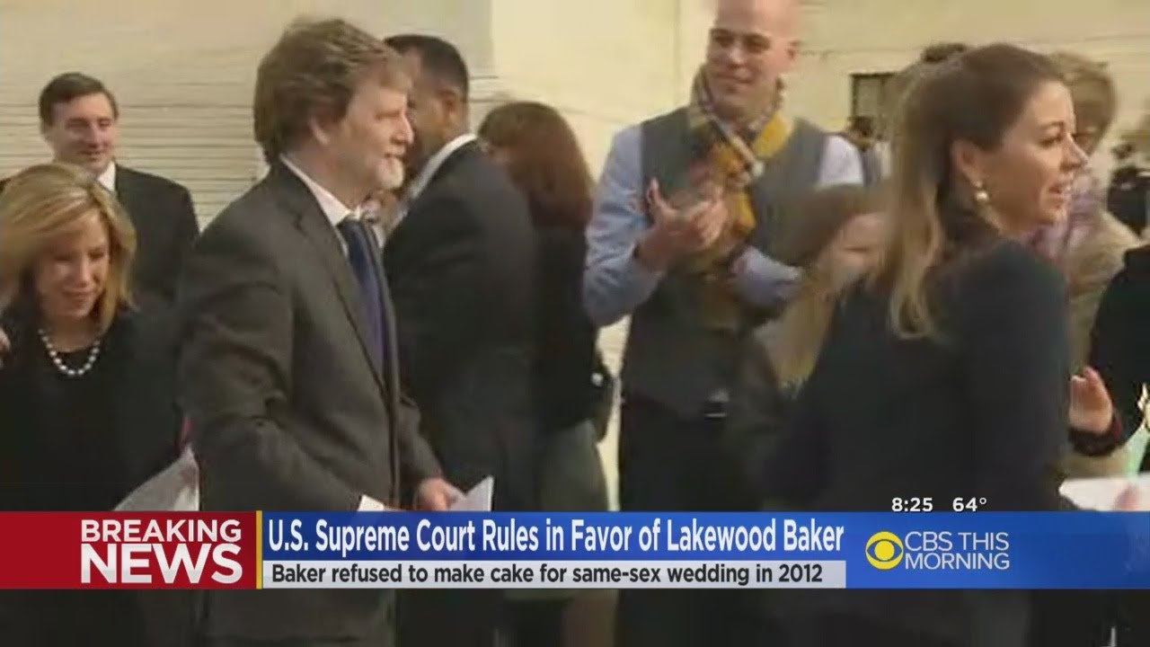 Supreme Court Sides With Colorado Baker In Wedding Cake Case