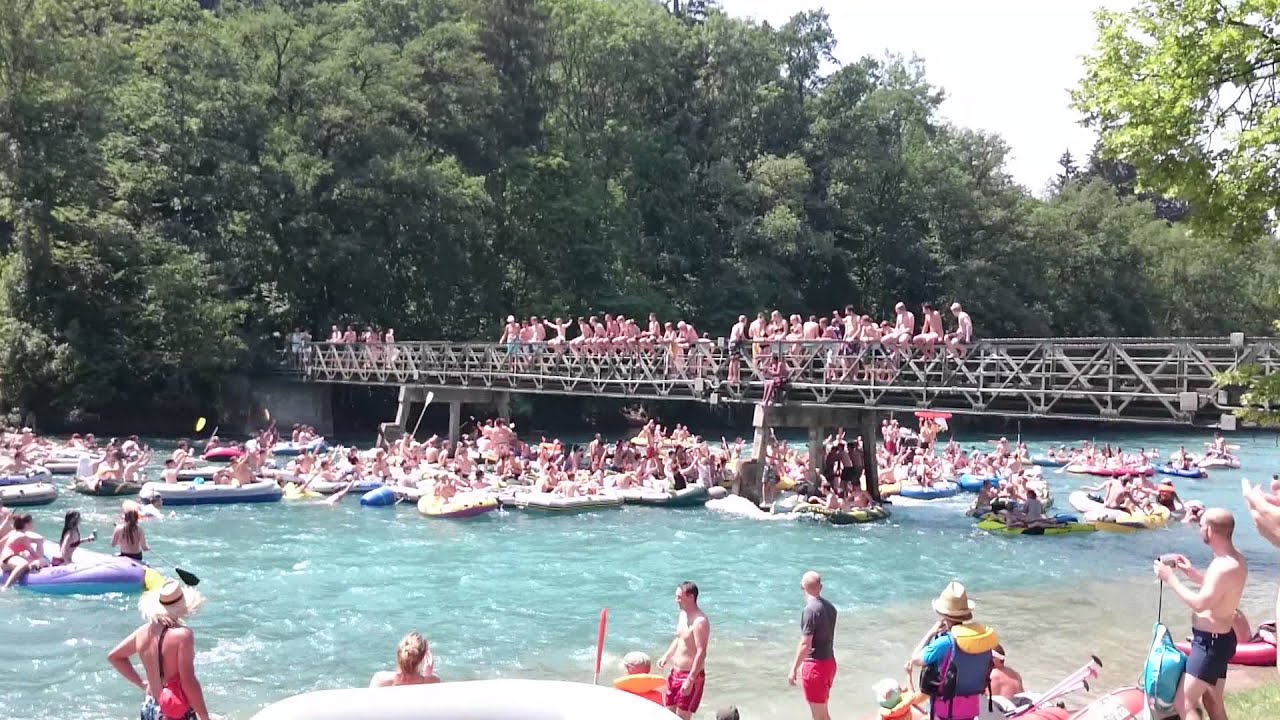 Party Aare Fluss