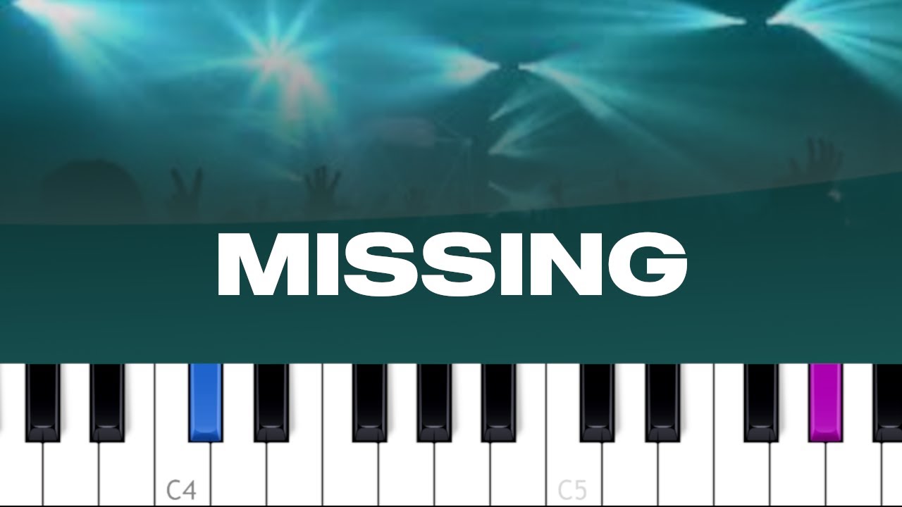 Everything But The Girl - Missing ( Todd Terry Remix) (piano tutorial)