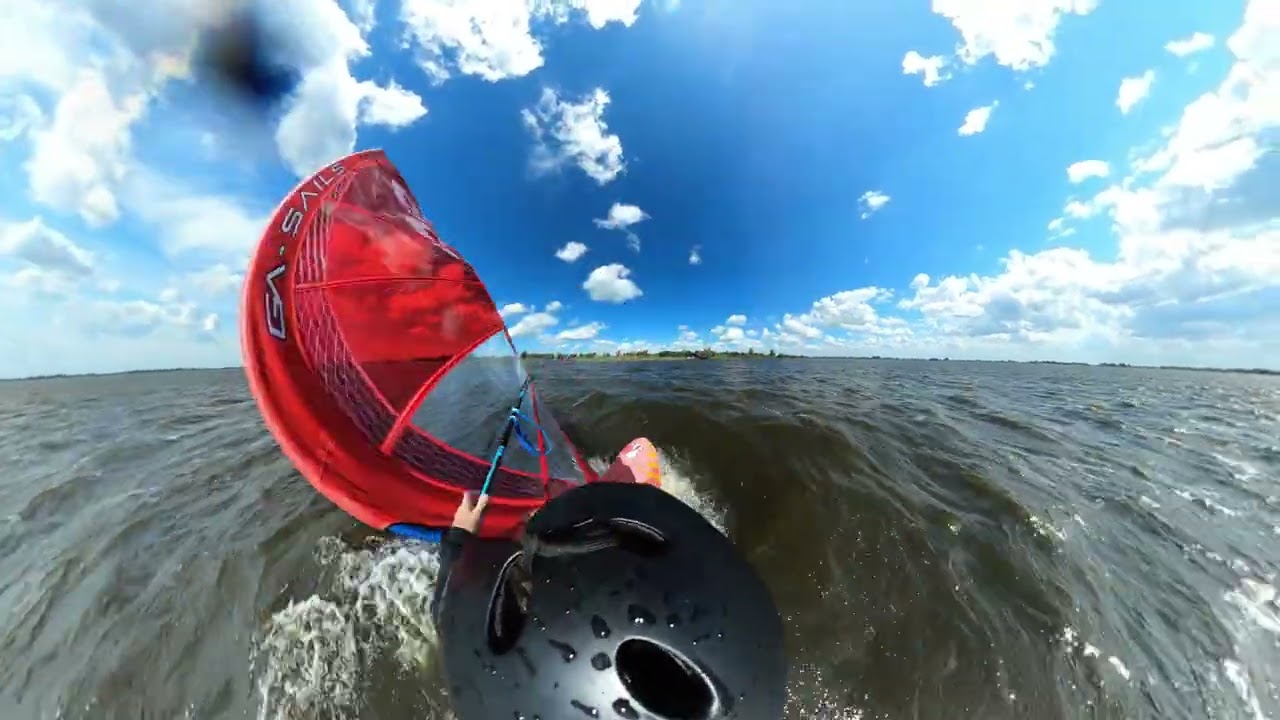 Windsurfing @Tjeukemeer,  29 augustus 2025