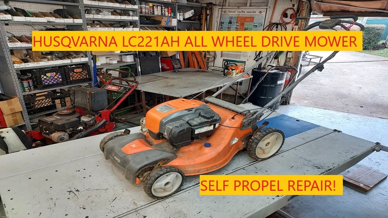 Husqvarna LC221AH Push Mower | Self Propel Repair!