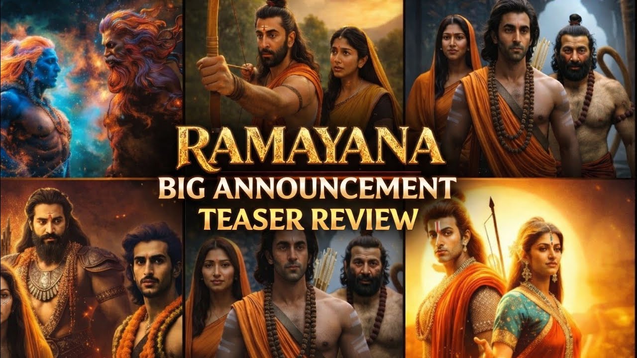 रामायण 🔥 | सबसे बड़ा ऐलान! Teaser ने हिला दिया 🤯 | Full Teaser Review