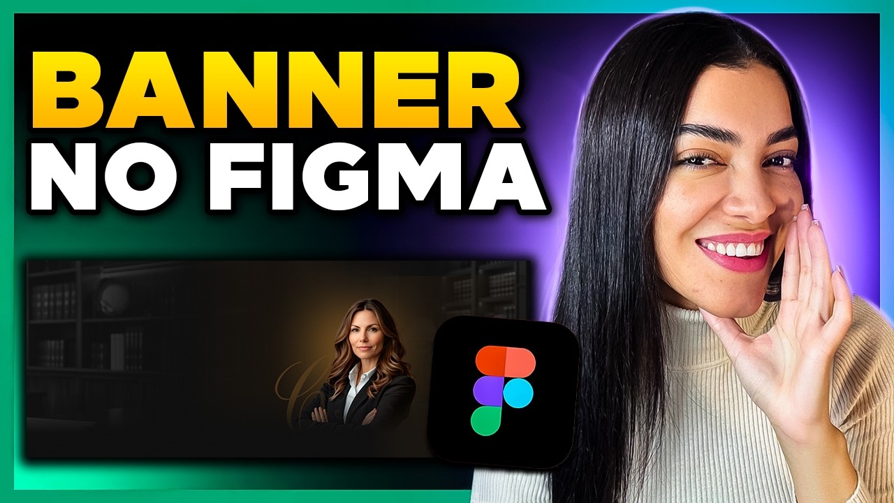 Como Criar um BANNER INCRÍVEL no FIGMA passo a passo [Como usar Figma]