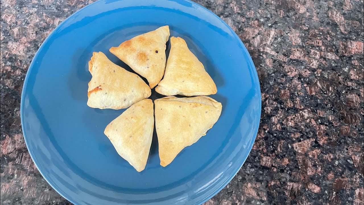 Paneer patti samosa in air fryer and Ikigai #food 