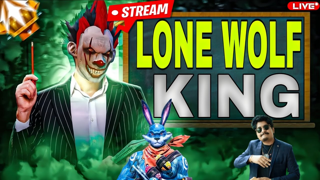 Free Fire Live 🔴 Lone Wolf King 👑 Always Prime 😁 With Comeback Challenge #ff #freefire #Alwaysprime