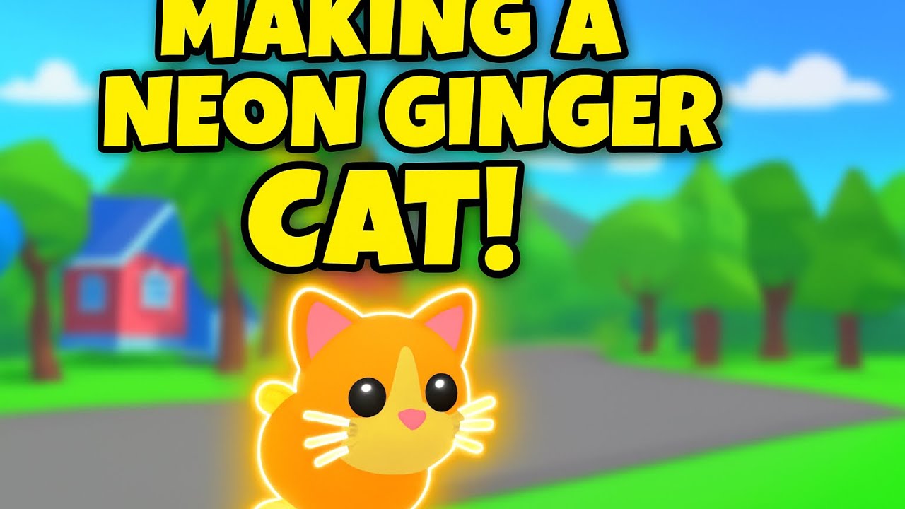 MAKING A NEON GINGER CAT! *CUTE ENDING*