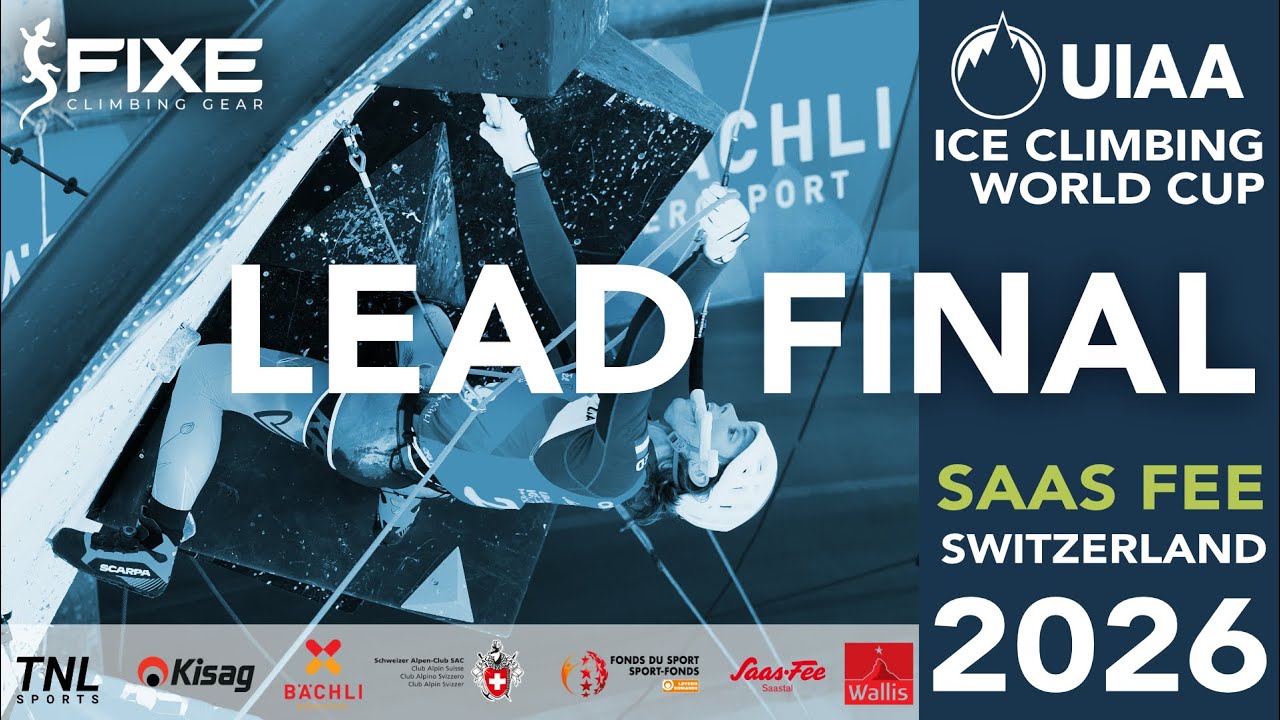 Round 2 Lead Finals - 2026 Ice Climbing World Cup - LIVE from Saas-Fee, Switzerland