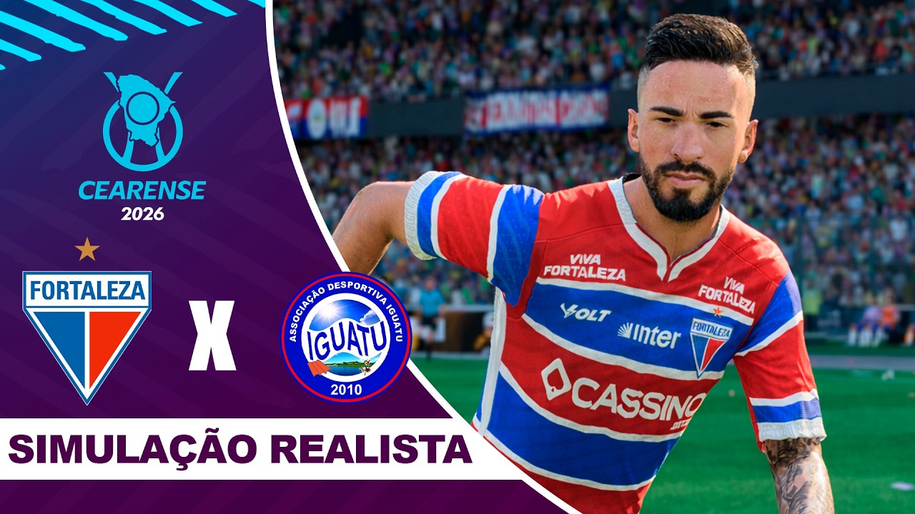 FORTALEZA X IGUATU | Campeonato Cearense 2026 | Simulação Realista