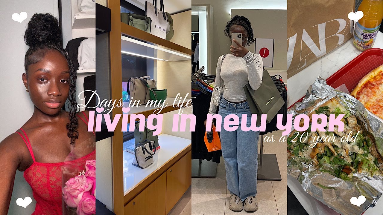 week in my life *as a 20yr old living in nyc* ♡ shopping + pizza date + chitchat + MORE!
